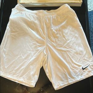 Nike Men's Athletic White Shorts